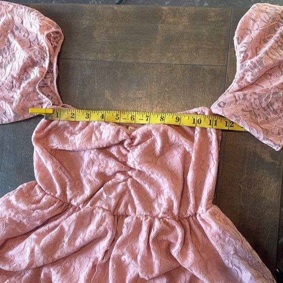 Elegant Off Shoulder Stretchy Lace Maternity Photography Dress High Belly Bump - Picture 9 of 13